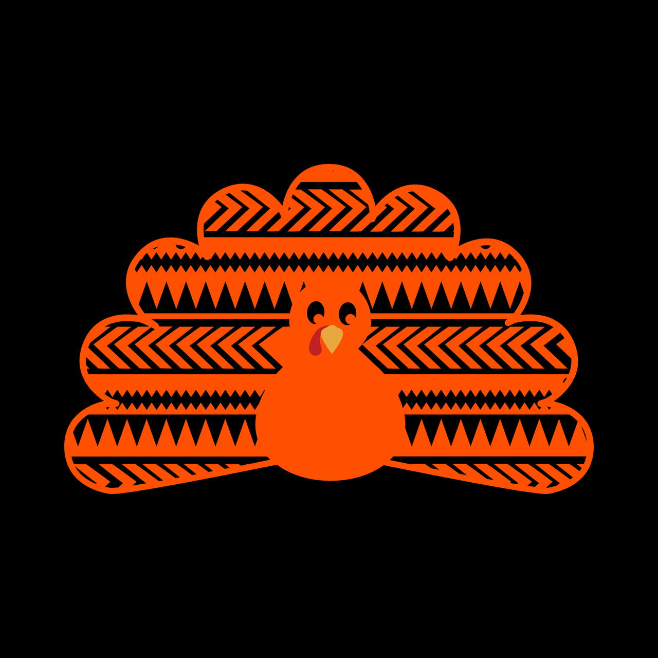 "Aztec Turkey Fill" Unisex T-Shirt - Lewis.Empires, LLC