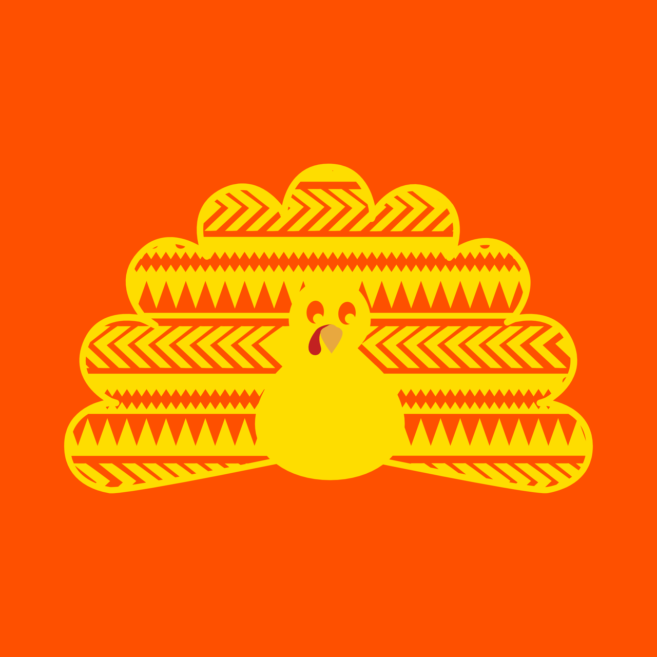 "Aztec Turkey Fill" Unisex T-Shirt - Lewis.Empires, LLC