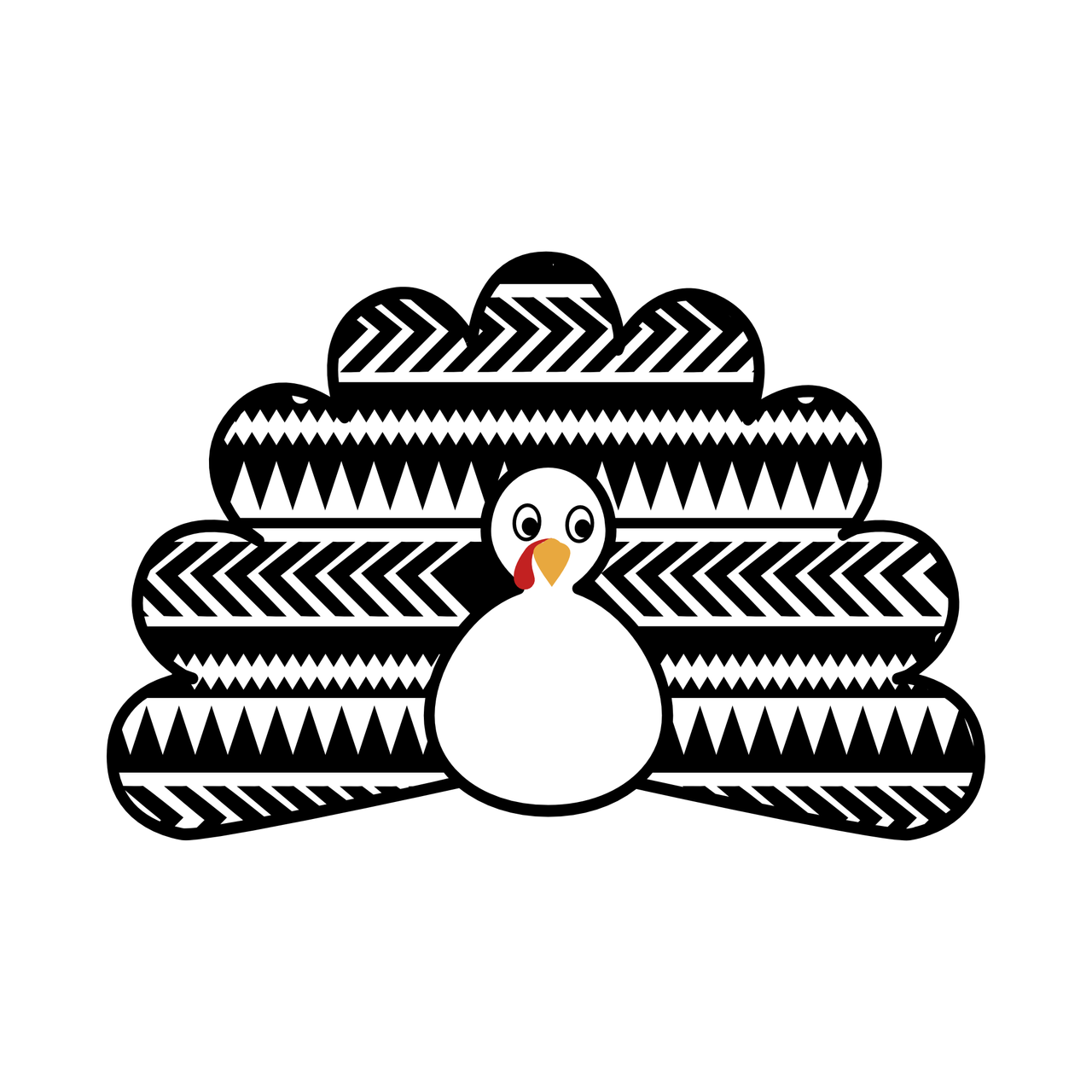 "Aztec Turkey Fill" Unisex T-Shirt - Lewis.Empires, LLC