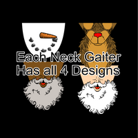 Thumbnail for Christmas v1 Neck Gaiter (4 in 1) - Lewis.Empires, LLC