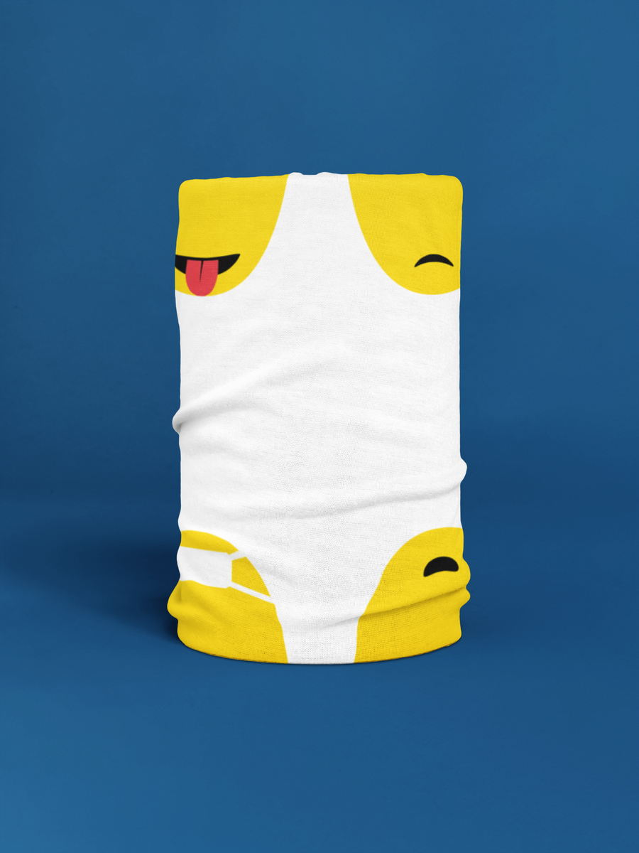 Emojis v1 Neck Gaiter (4 in 1) - Lewis.Empires, LLC