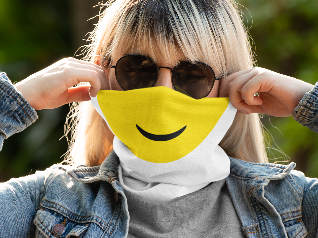 Emojis v2 Neck Gaiter (4 in 1) - Lewis.Empires, LLC