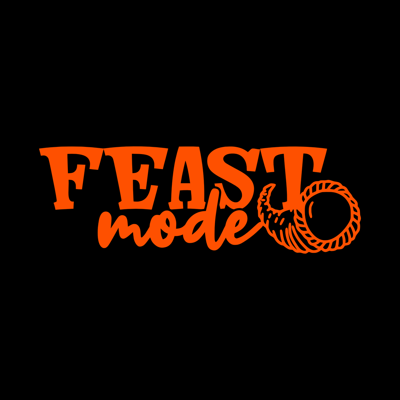 "Feast Mode Horn" Unisex T-Shirt - Lewis.Empires, LLC