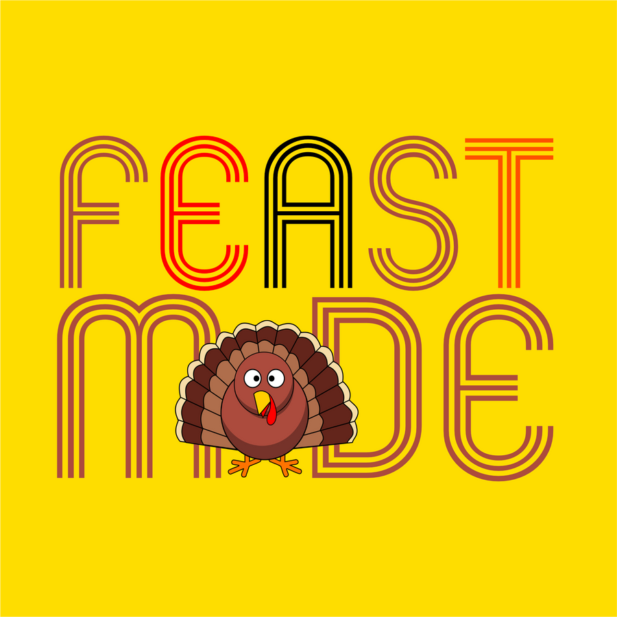 "Feast Mode Turkey" Unisex T-Shirt - Lewis.Empires, LLC