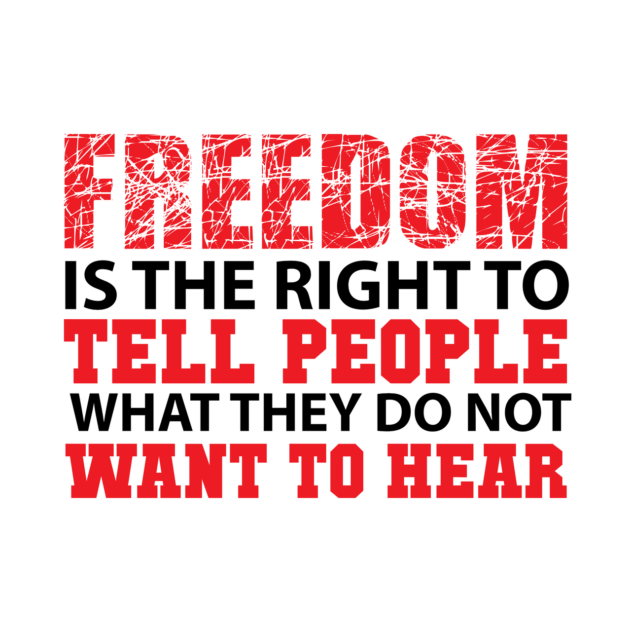 "Freedom To Hear" Unisex T-Shirt - Lewis.Empires, LLC