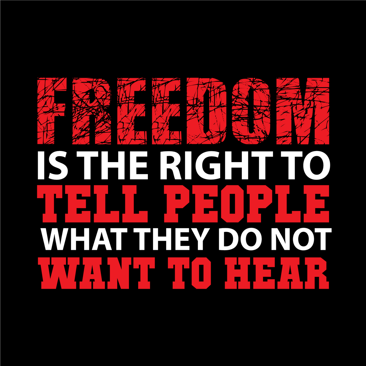 "Freedom To Hear" Unisex T-Shirt - Lewis.Empires, LLC