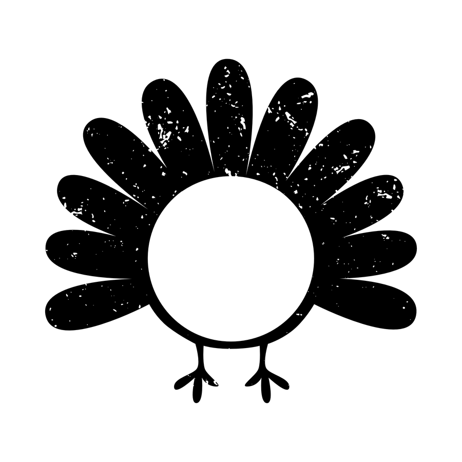 "Grunge Turkey Rear" Unisex T-Shirt - Lewis.Empires, LLC