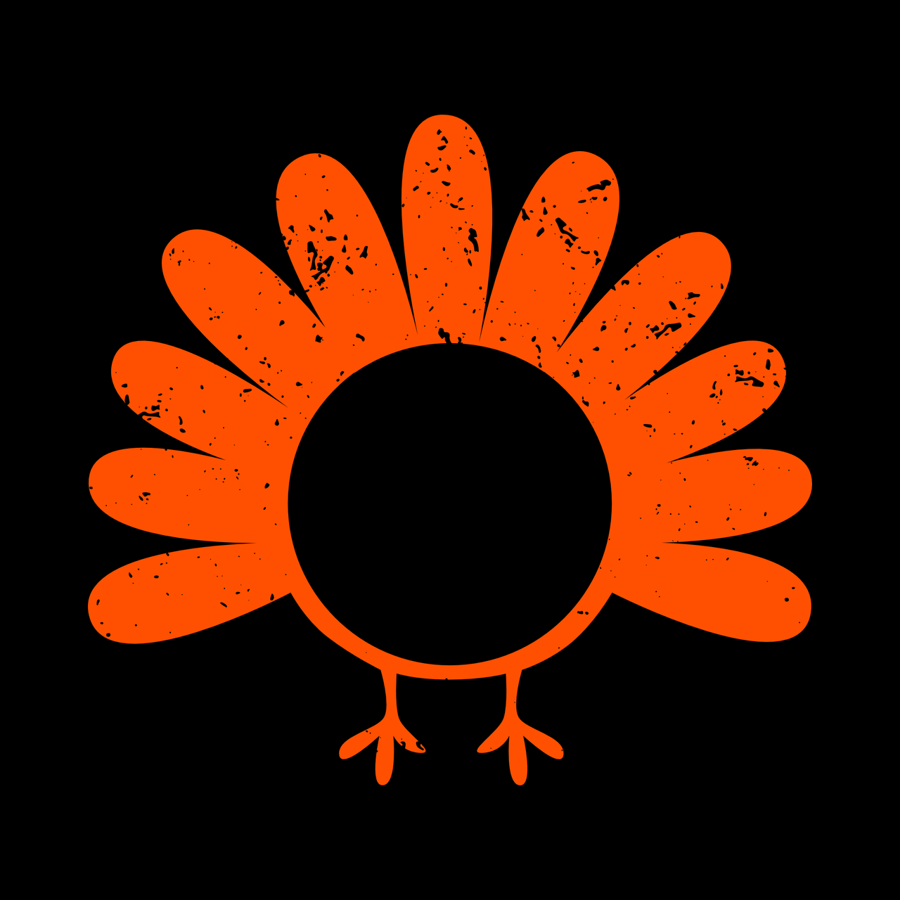 "Grunge Turkey Rear" Unisex T-Shirt - Lewis.Empires, LLC