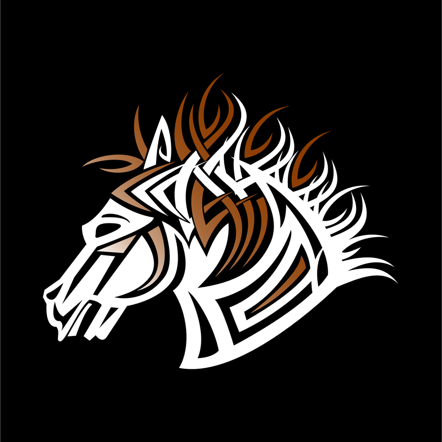"Tribal Horse" Unisex T-Shirt - Lewis.Empires, LLC