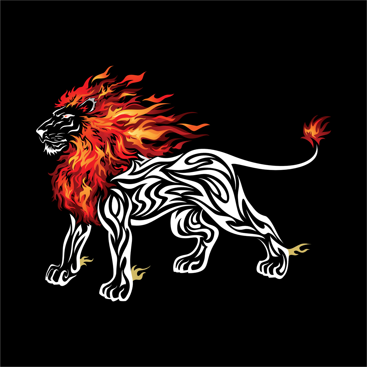 "Tribal Lion" Unisex T-Shirt - Lewis.Empires, LLC