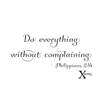 Thumbnail for Do Everything Without Complaining Unisex T-Shirt - Lewis.Empires, LLC
