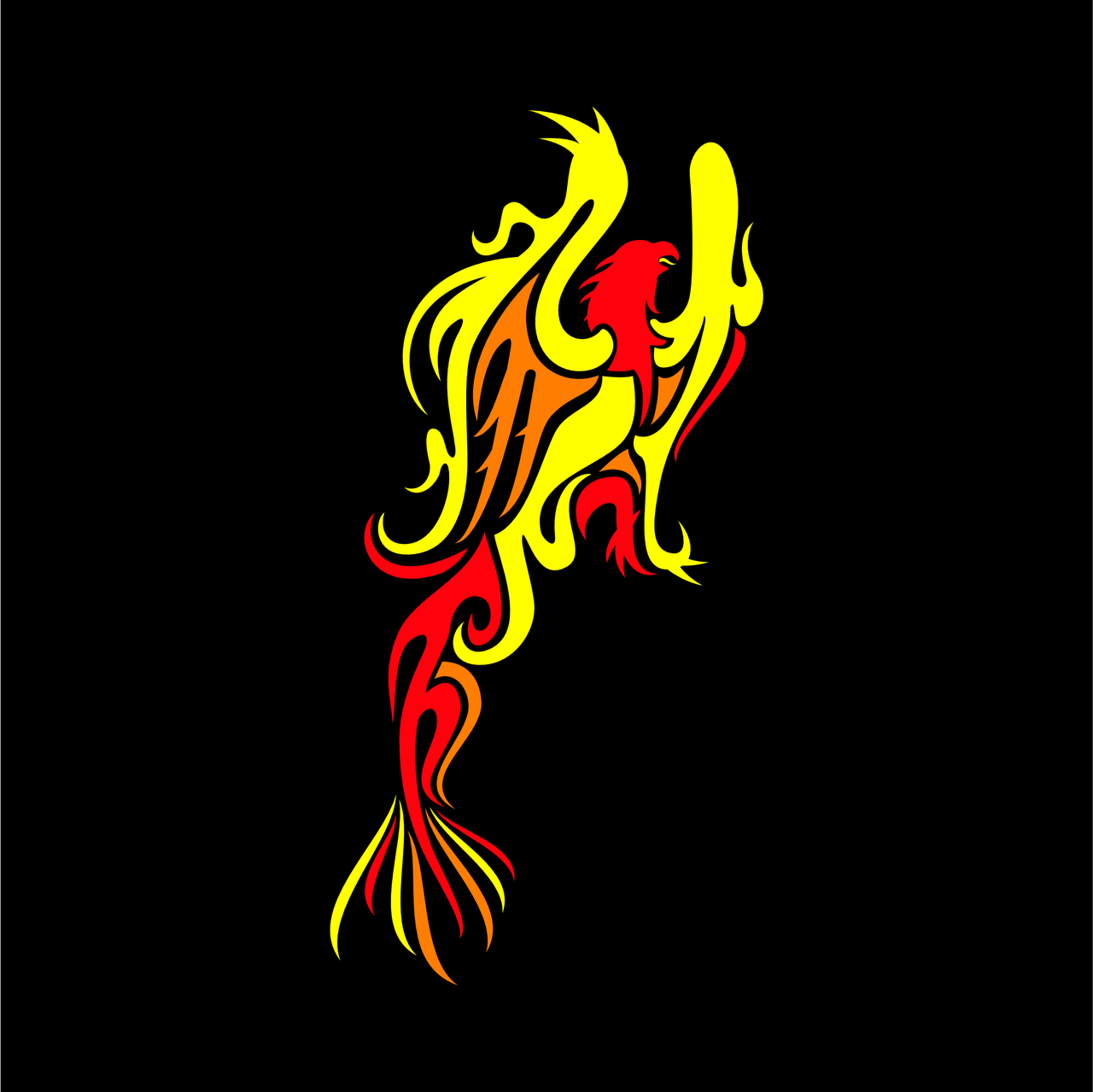 "Tribal Phoenix" Unisex T-Shirt - Lewis.Empires, LLC