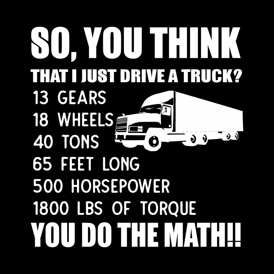 "Trucker Math" Unisex T-Shirt - Lewis.Empires, LLC