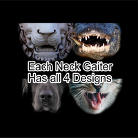 Thumbnail for Animals v2 Neck Gaiter (4 in 1) - Lewis.Empires, LLC