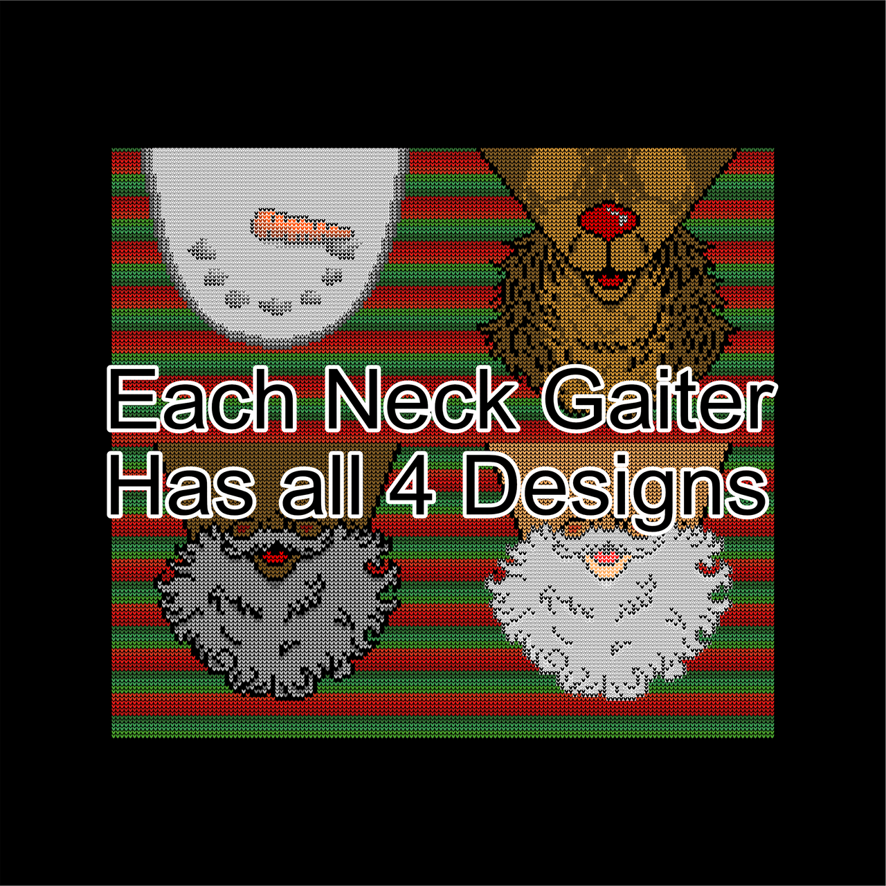 Christmas v2 Neck Gaiter (4 in 1) - Lewis.Empires, LLC