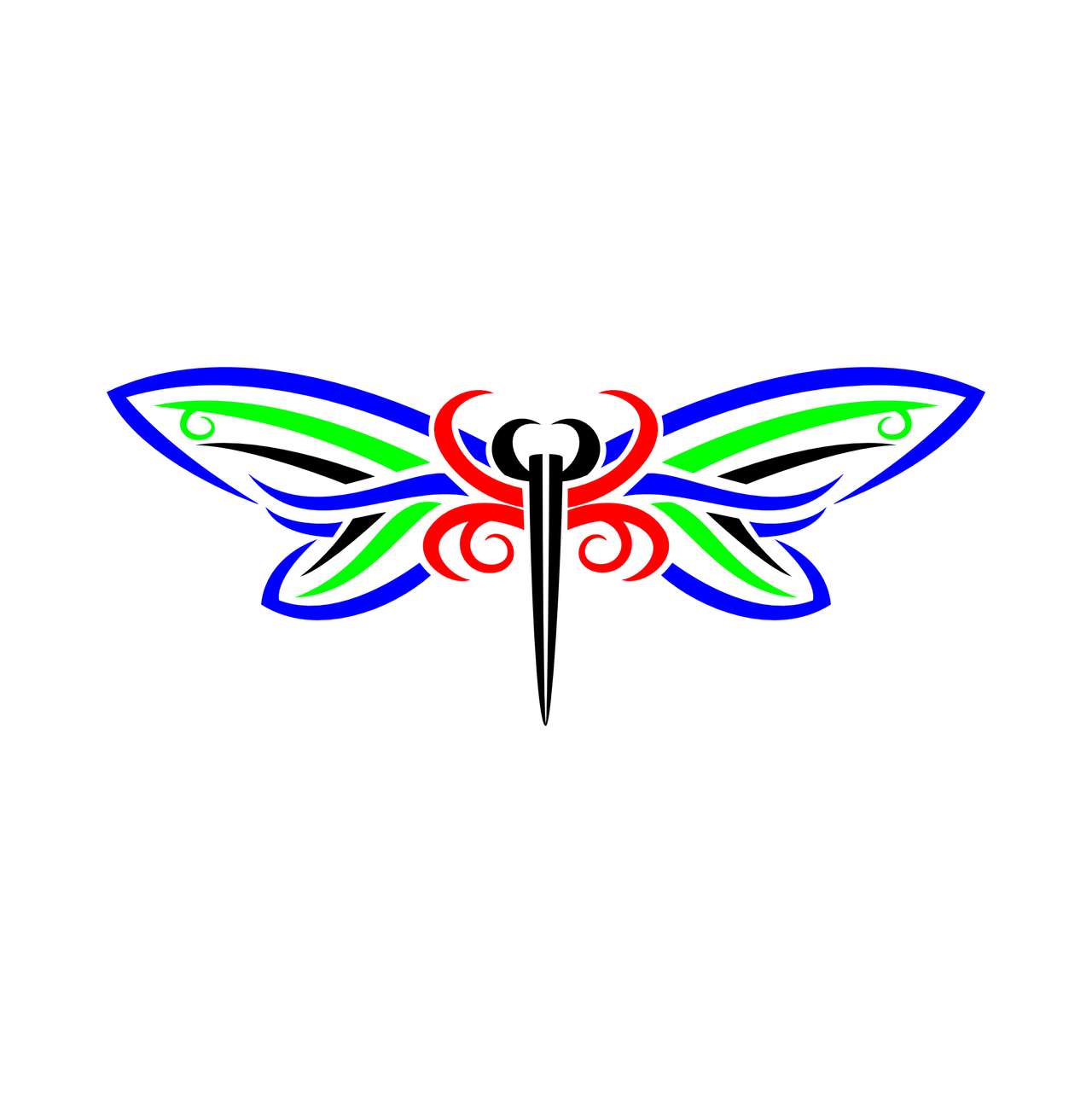 "Tribal Dragonfly" Unisex T-Shirt - Lewis.Empires, LLC