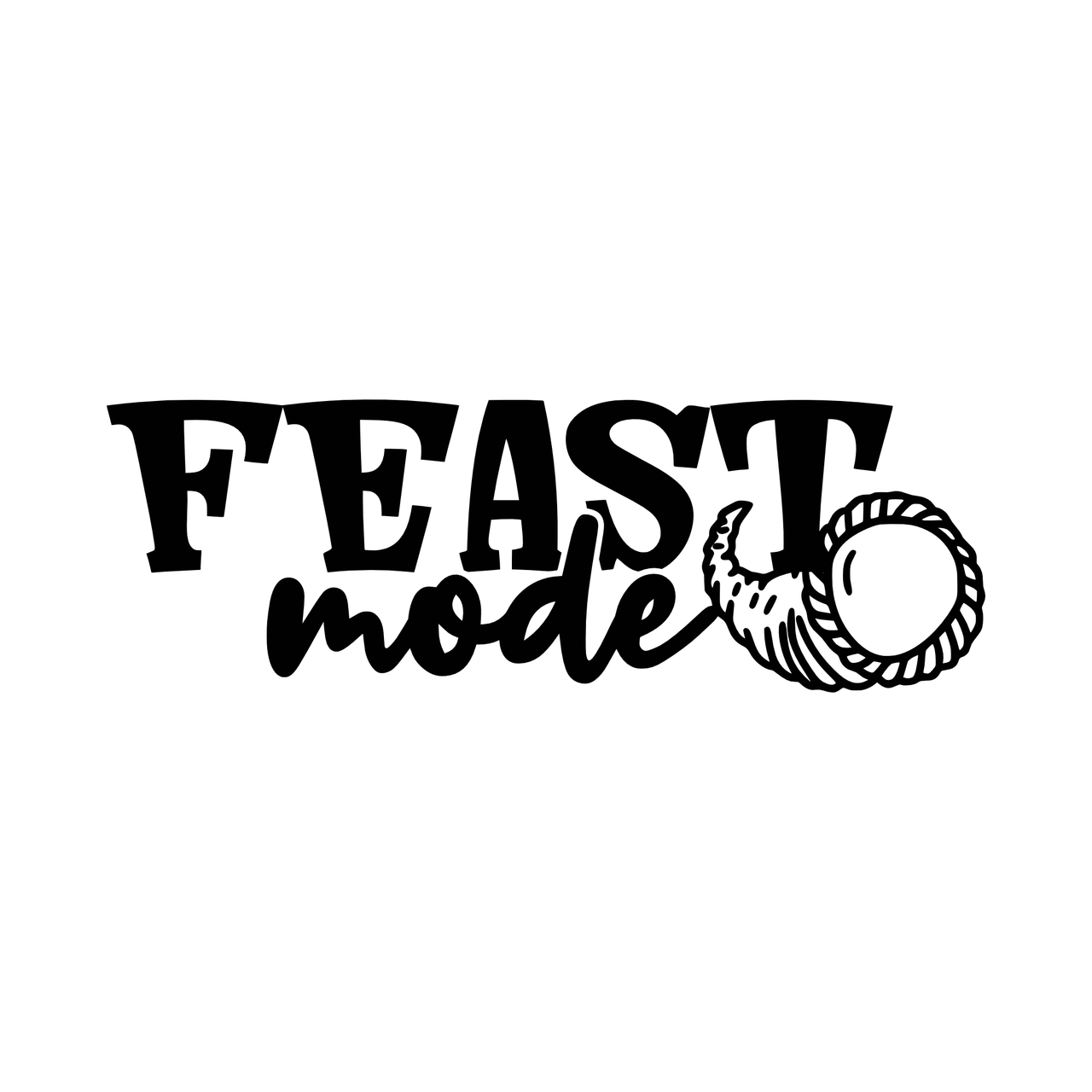 "Feast Mode Horn" Unisex T-Shirt - Lewis.Empires, LLC