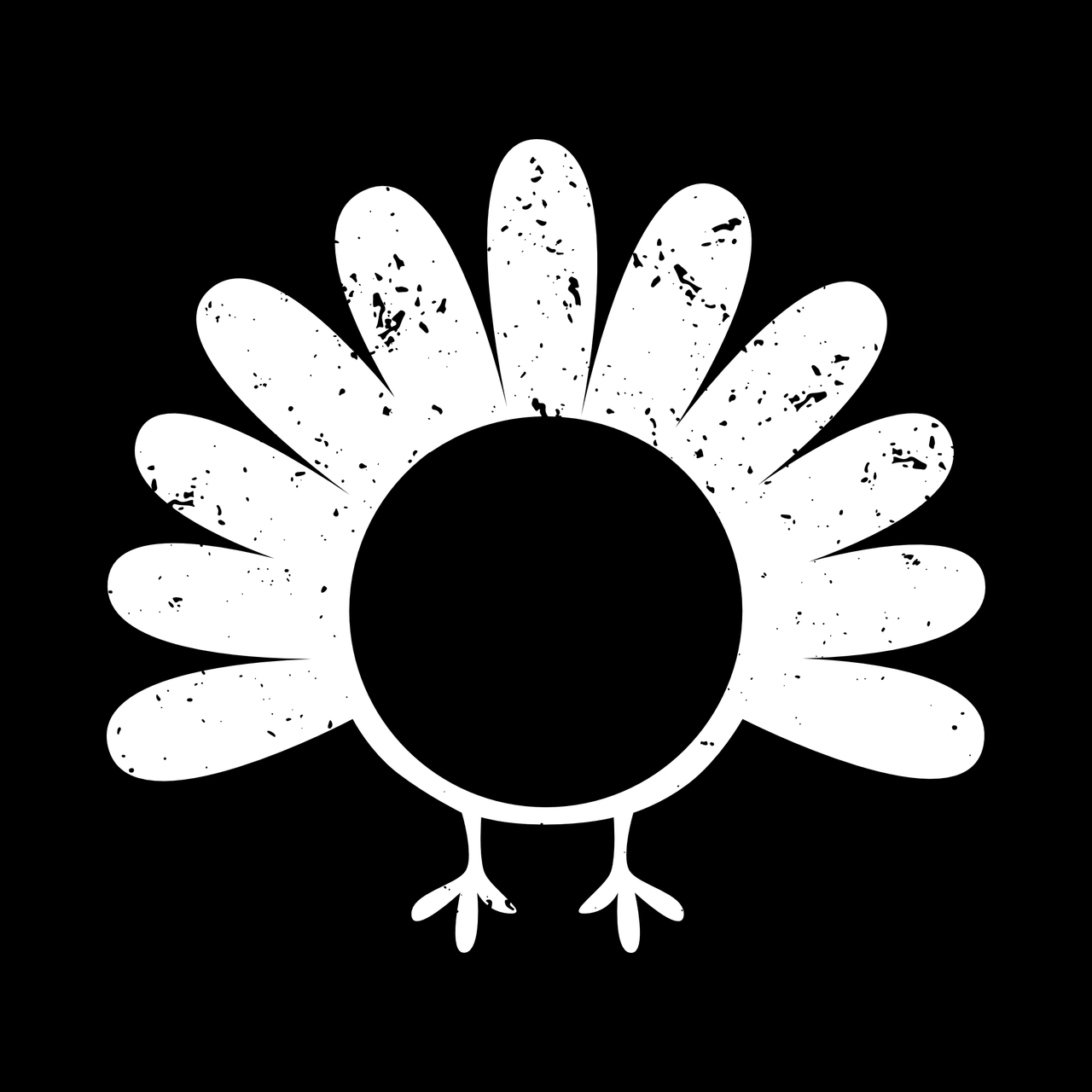 "Grunge Turkey Rear" Unisex T-Shirt - Lewis.Empires, LLC