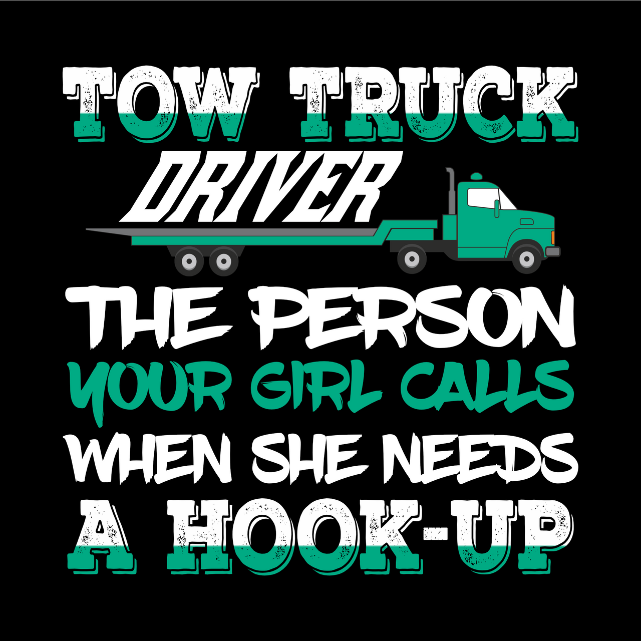 "Tow Truck Hook-Up" M Unisex T-Shirt - Lewis.Empires, LLC