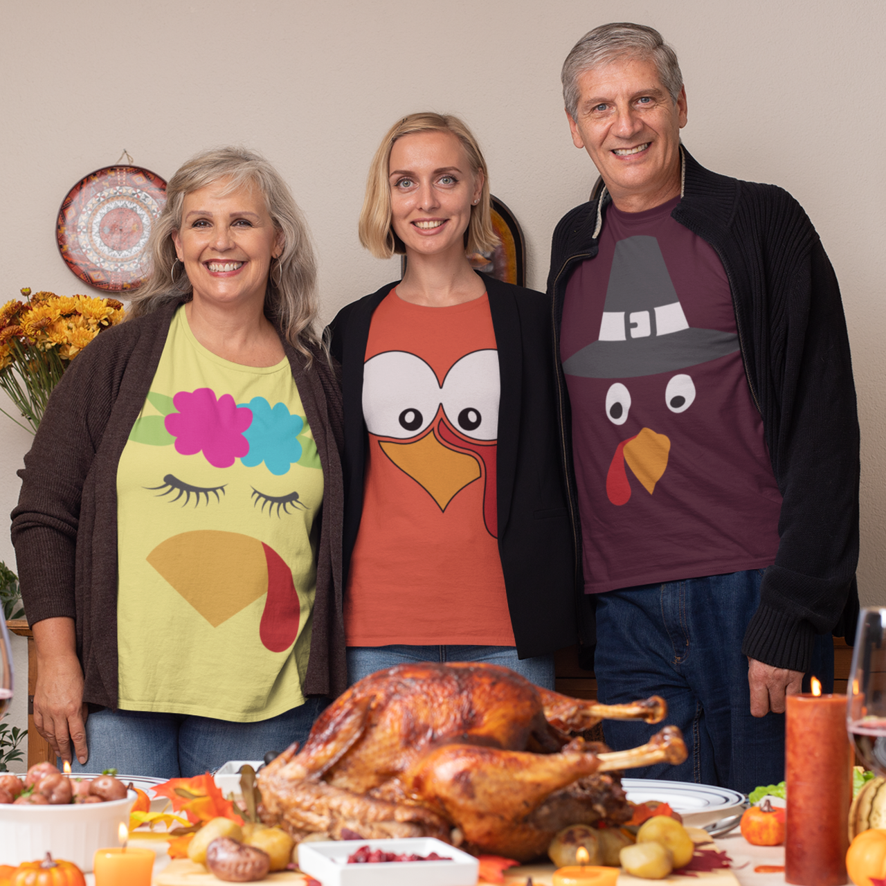 "Turkey Face" Unisex T-Shirt - Lewis.Empires, LLC