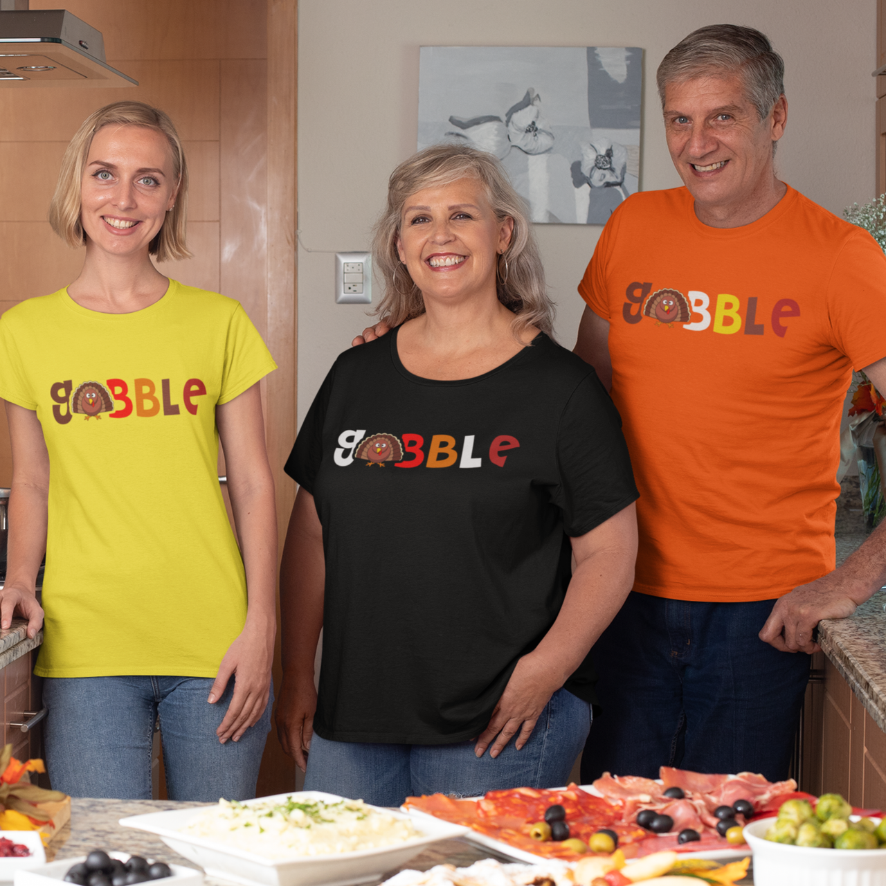 "Gobble Turkey" Unisex T-Shirt - Lewis.Empires, LLC