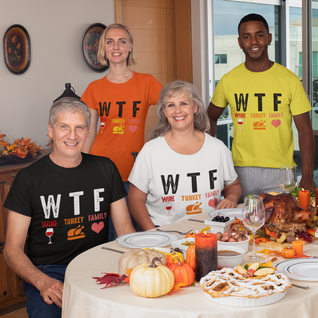 "WTF Thanksgiving" Unisex T-Shirt - Lewis.Empires, LLC